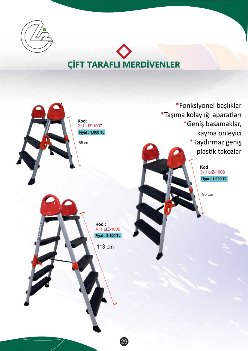 Merdiven Aksesuar Çeşitleri